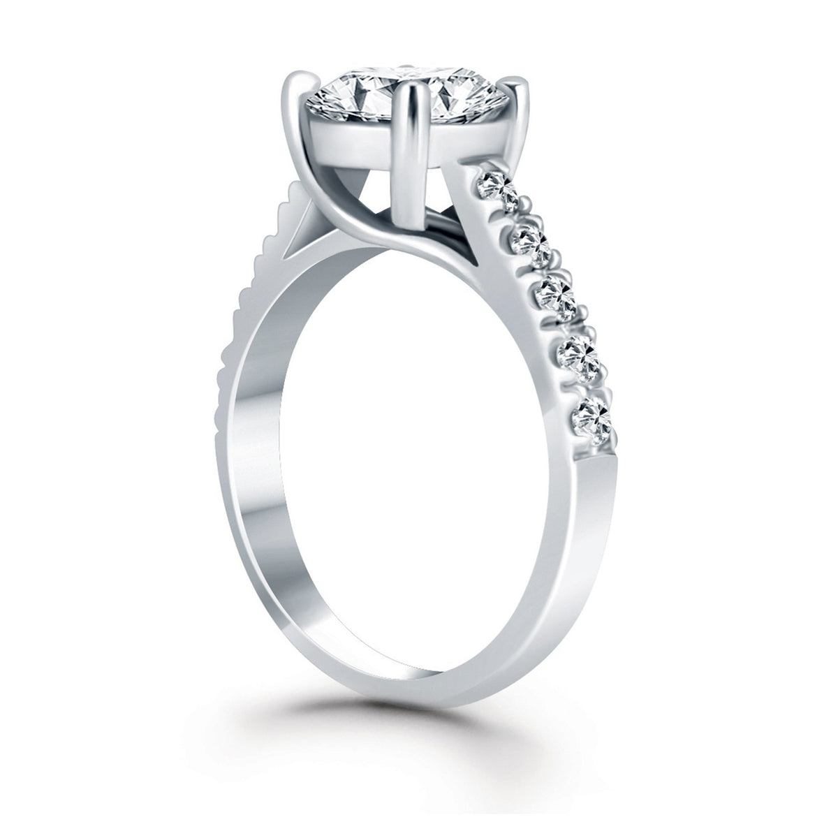 Gold Engagement Ring, Diamond Engagement Ring